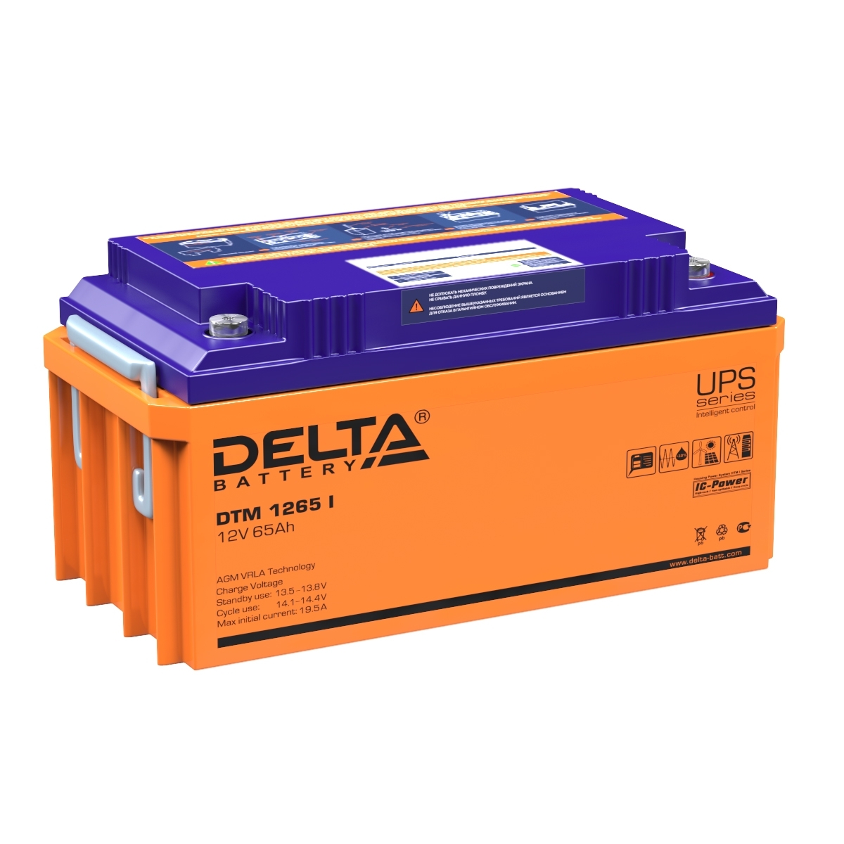 Аккумуляторная батарея Delta DTM 1265 I