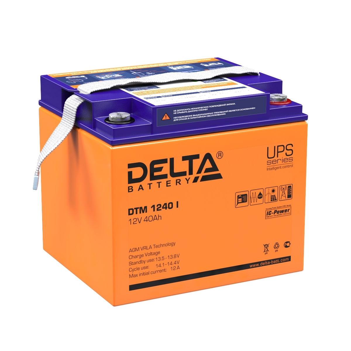 Аккумуляторная батарея Delta DTM 1240 I