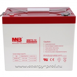 Аккумуляторная AGM батарея MNB MM 75-12