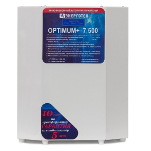 Однофазный стабилизатор Энерготех OPTIMUM+ 7500