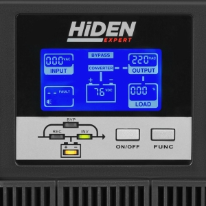 ИБП HIDEN EXPERT UDC9201H-24, дисплей