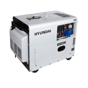Дизельный генератор Hyundai DHY 8000 SE, вид сбоку